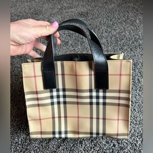 Burberry vintage small tote